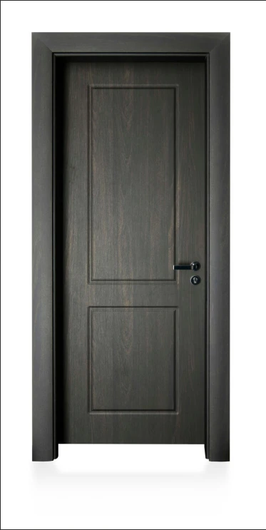European Style Anti-moth PVC Painting WPC Interior Door For Home Hotel