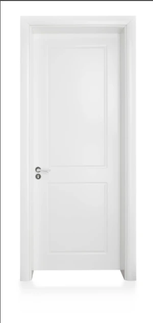 European Style Anti-moth PVC Painting WPC Interior Door For Home Hotel
